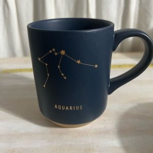 New Fringe Aquarius blue ceramic coffee mug